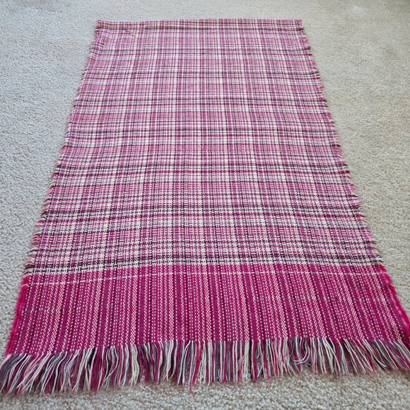 Pink Tweed Scarf - Picture 6 of 11
